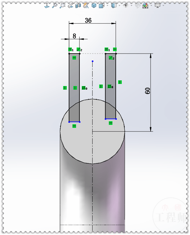 用solidworks畫一個帶法蘭的圓管實在是太簡單了