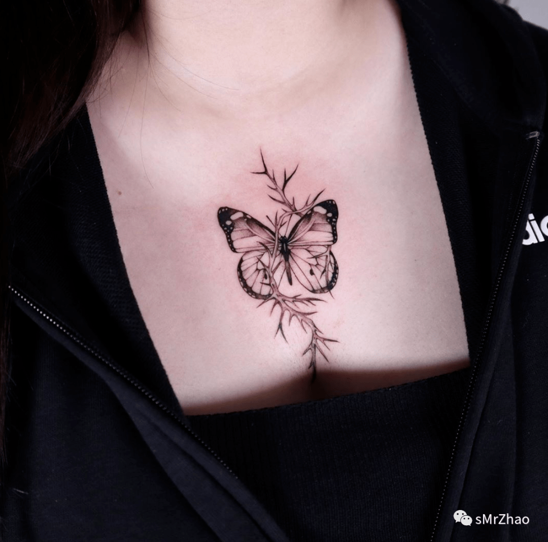 269 期)| 黑白 · 线条 · 水滴飞溅静物设计感纹身