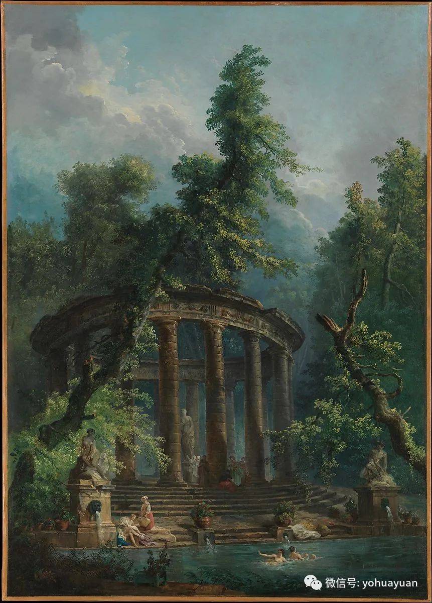 油画欣赏——hubert·robert