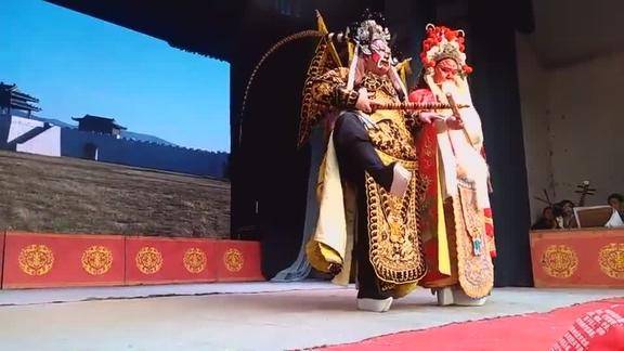 秦腔下河东赶驾主演王世林甘肃省定西市民营剧团