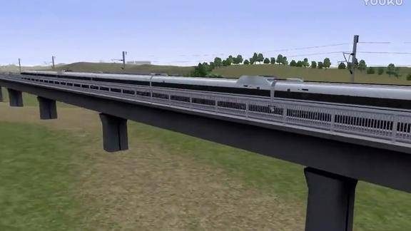 模拟火车网友模拟驾驶crh380a高速动车组大桥追尾事故