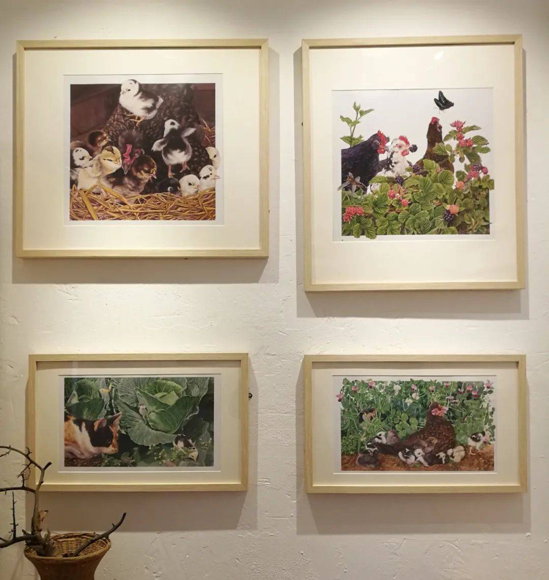 插画展家悦读于虹呈图画书插画展时光树