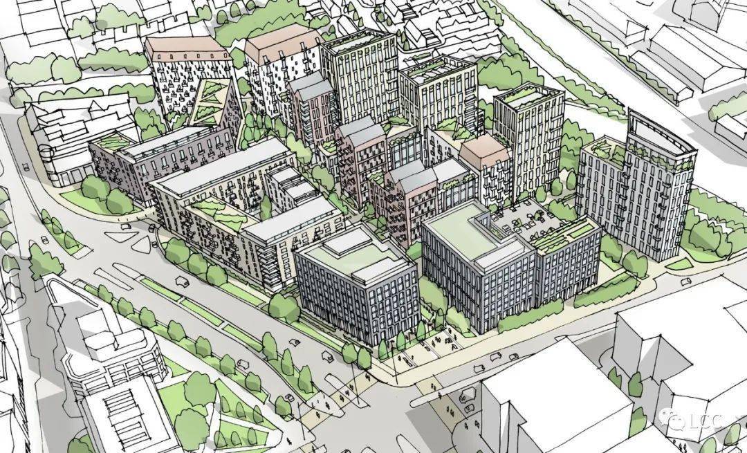 这样的手绘你一定也喜欢城市设计