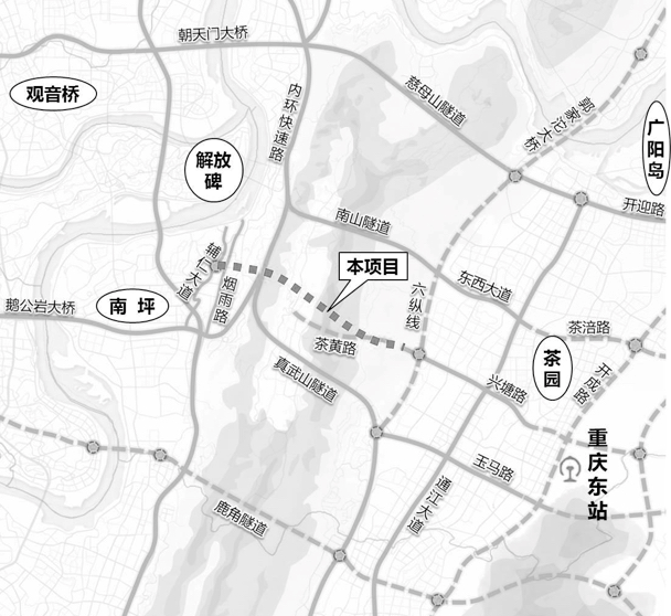 江南隧道即将开工,南坪去茶园将更方便更快捷了_兴塘