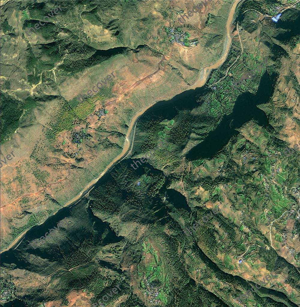 卫星高清村庄实时地图图片