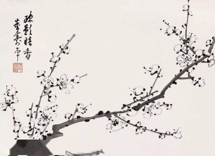 董寿平　梅花　木版画　在銘 董寿平梅花作品欣赏书画影秀-有色金属新闻-中国有色网-中国有色