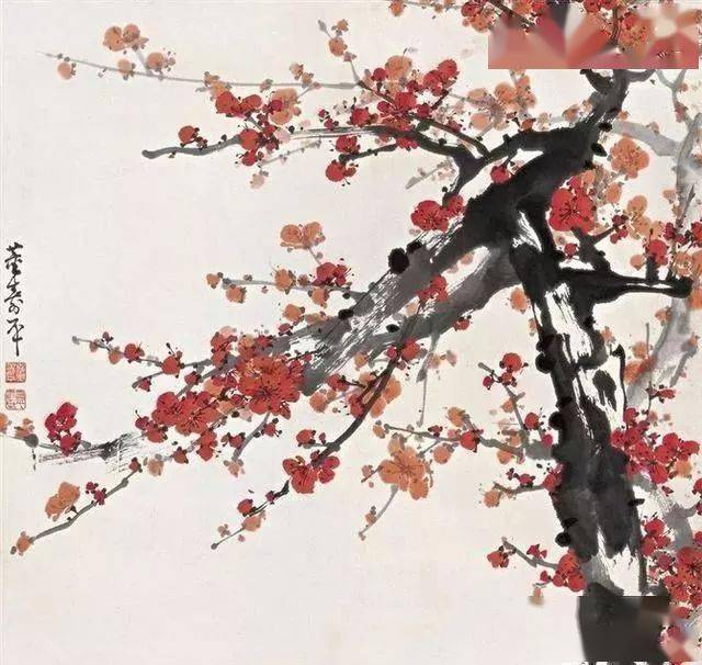 董寿平画梅花_搜狐网