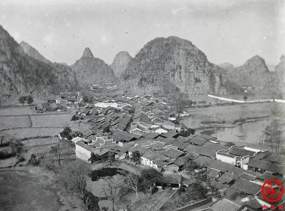 老照片:清朝末年桂林风光,风景秀美街道古朴