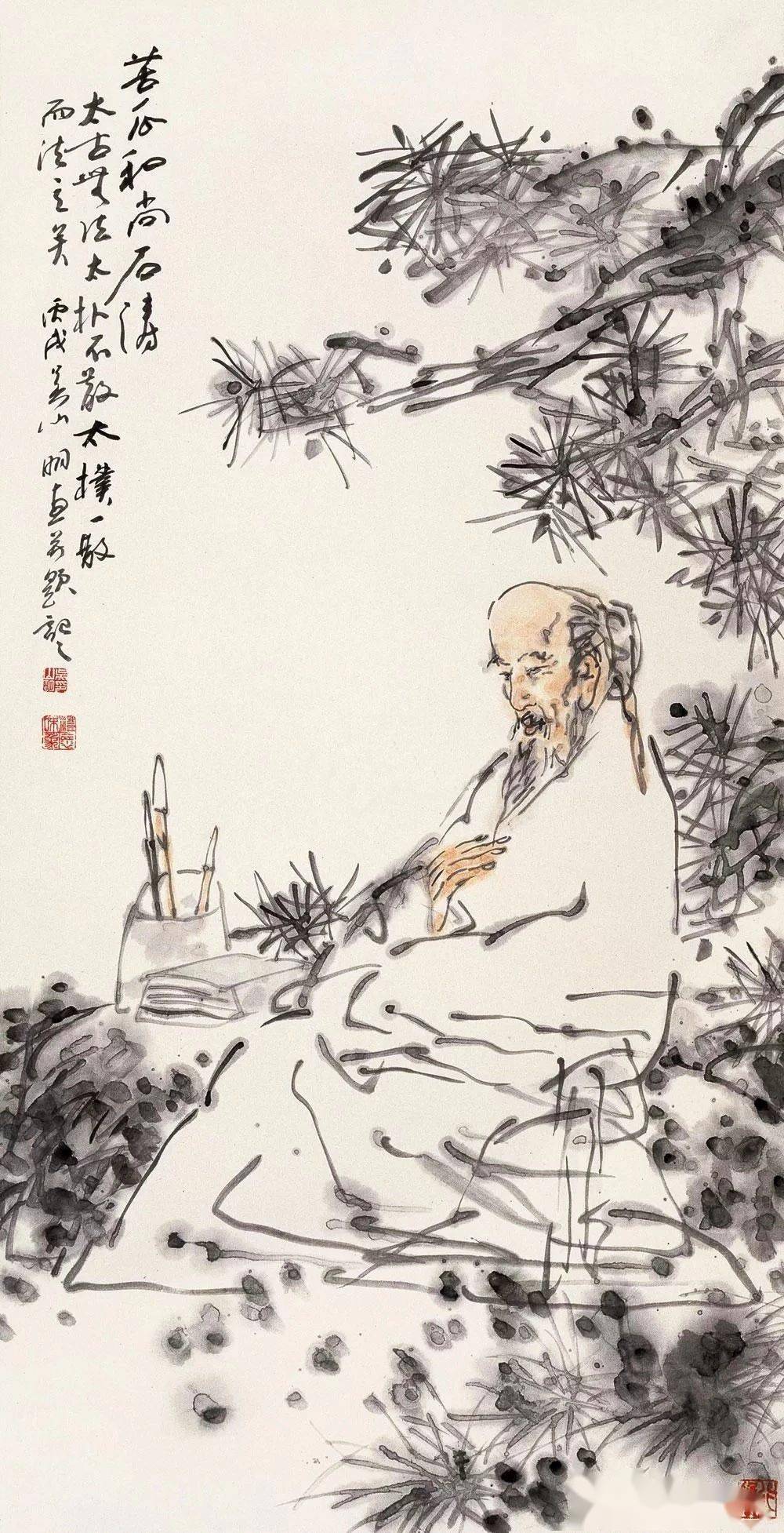 著名浙派人物画家吴山明去世,享年80岁