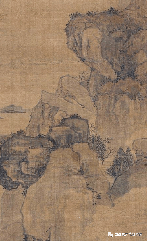 模写】【伝来】w3718〈唐寅〉山水図 中国画 明代