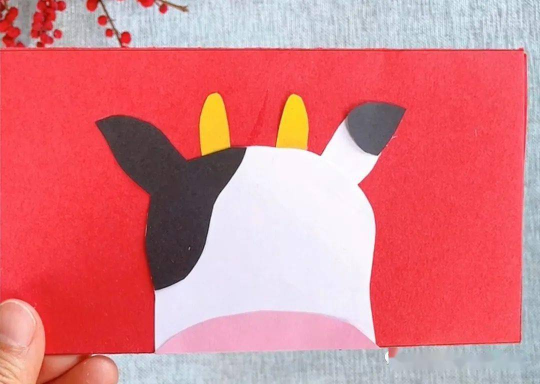 小牛头饰卡纸制作方法图片