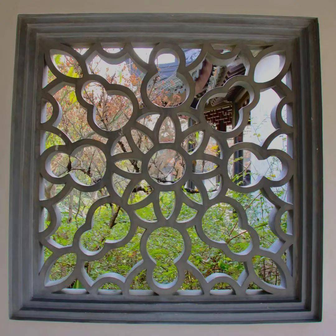 漏窗】小牛1030/摄)(漏窗)(洞窗)古猗园花窗为古猗园增添了意境之美让