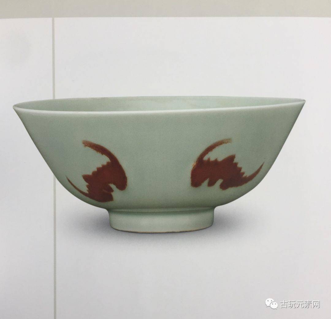 色釉说瓷| 明代宣德“釉里红”三鱼纹高足杯工艺探析_元代