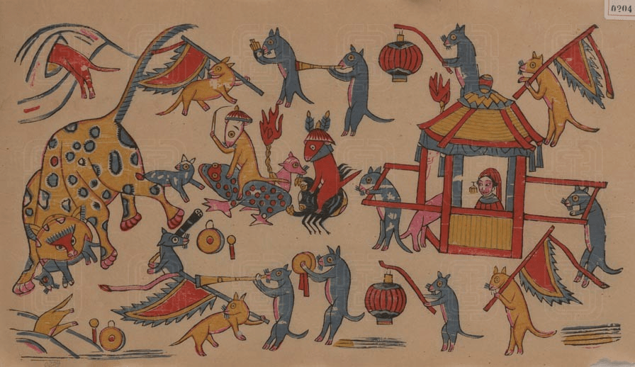 文明之窗 年话年画 无限的生气与喜悦 门神