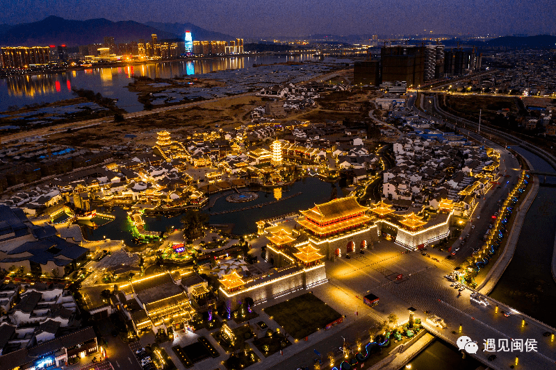 閩越水鎮璀璨夜景,等你來賞!_閩侯縣