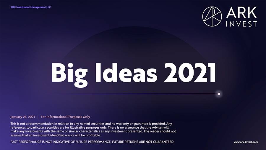 全文精译big Ideas 21 女版巴菲特 眼中的未来投资趋势 一 新出行 特斯拉