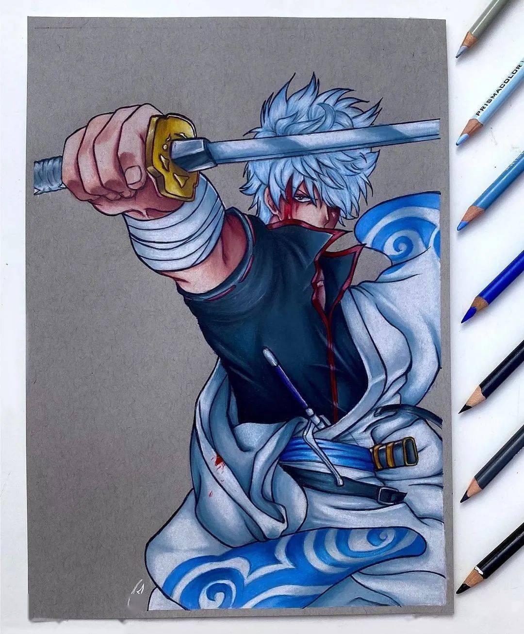 用彩铅画动漫这效果好到爆了