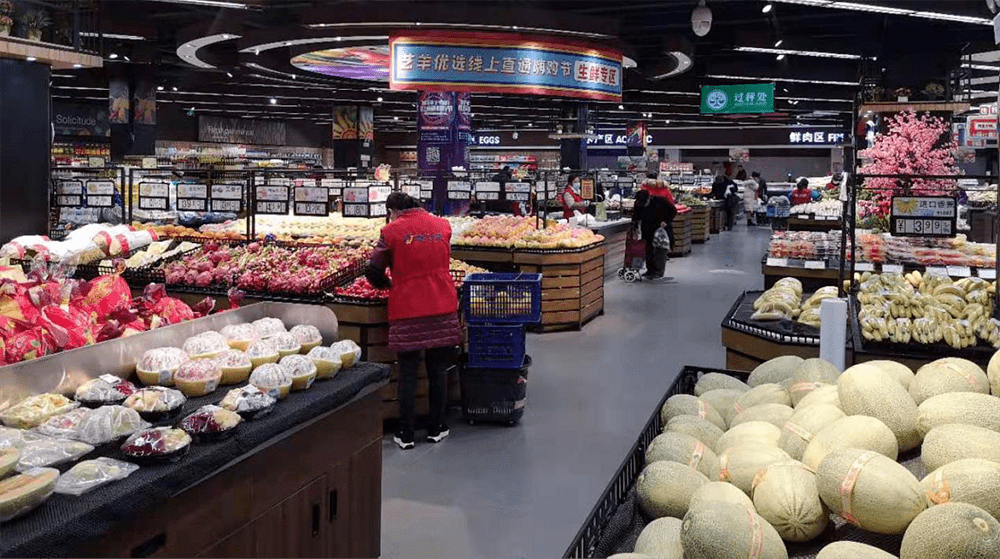 红桥建成开通就在远大中央公园北门这里还有座1000㎡社区超市即将开业