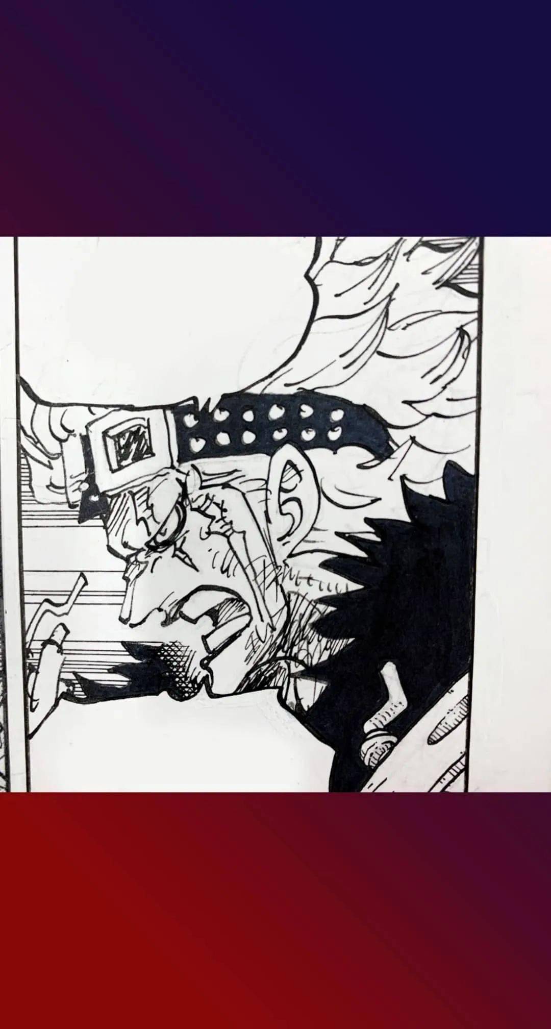 海贼王1003话原稿公开索隆mvp名场面打出凯多人兽形彩漫