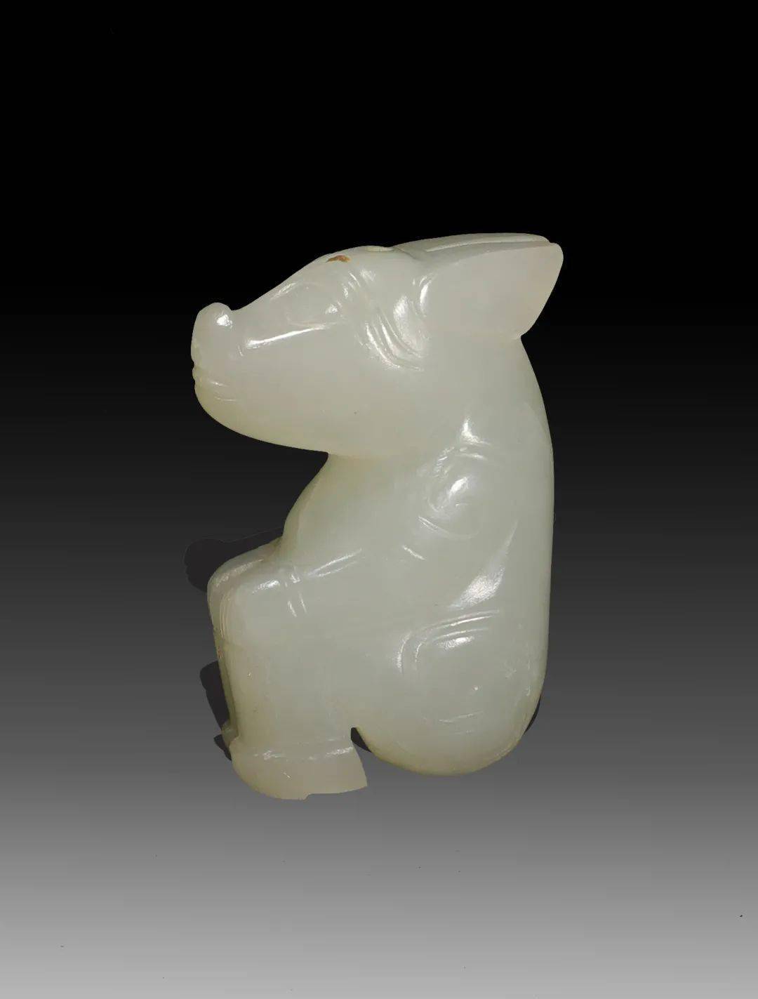 商代 圆雕玉熊商代 玉龙商代 玉鹿商代 玉兔商代 玉虎商代 圆雕玉鸮商