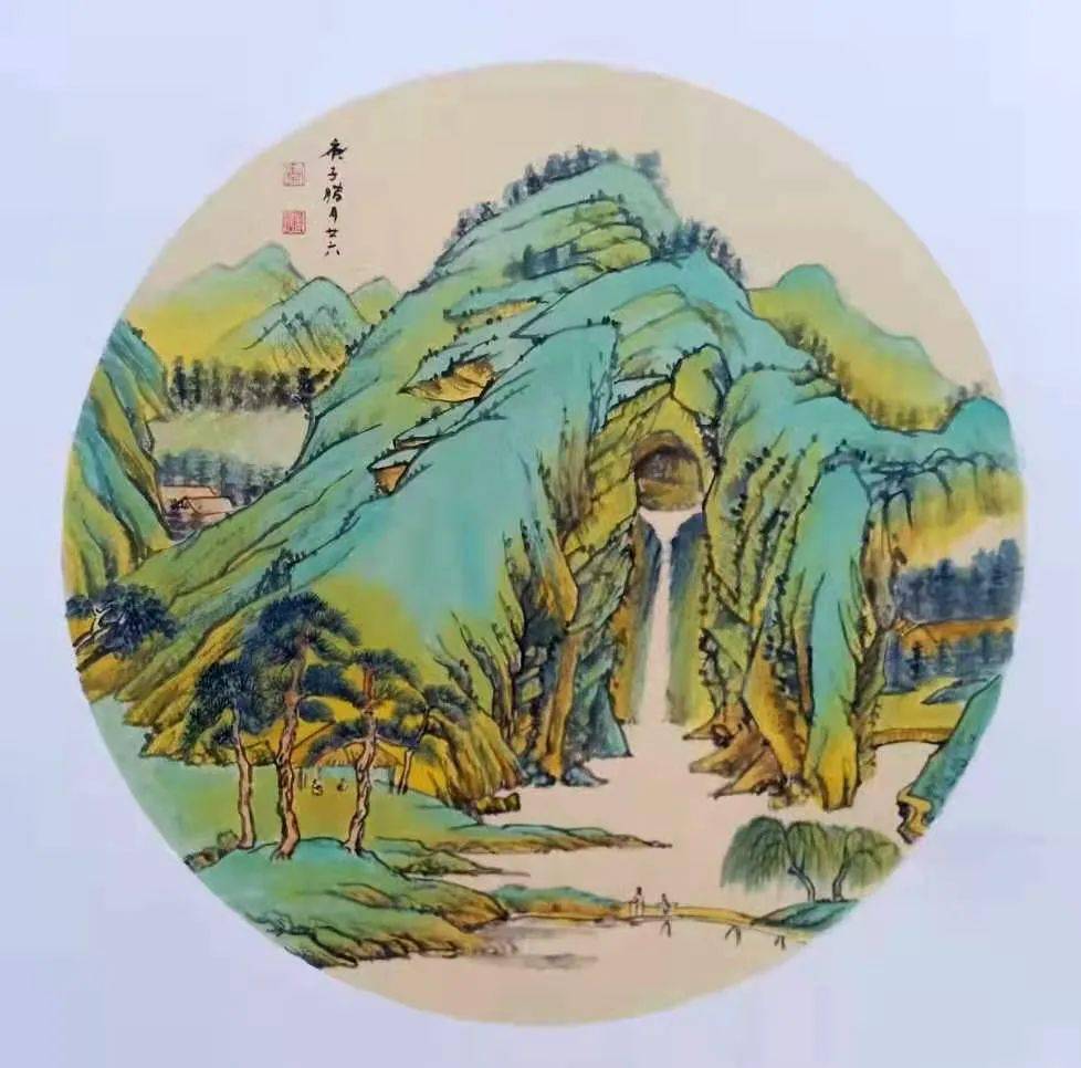 新民融媒李树信国画山水小品