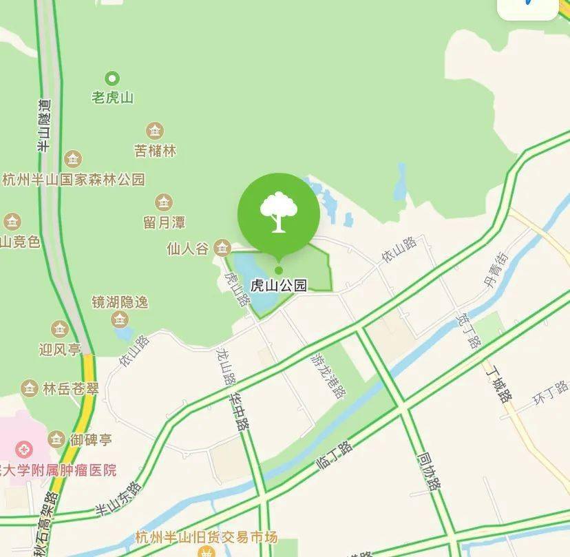 拱墅区虎山路(近广济路)虎山公园杭州半山国家森林公园半山国家森林
