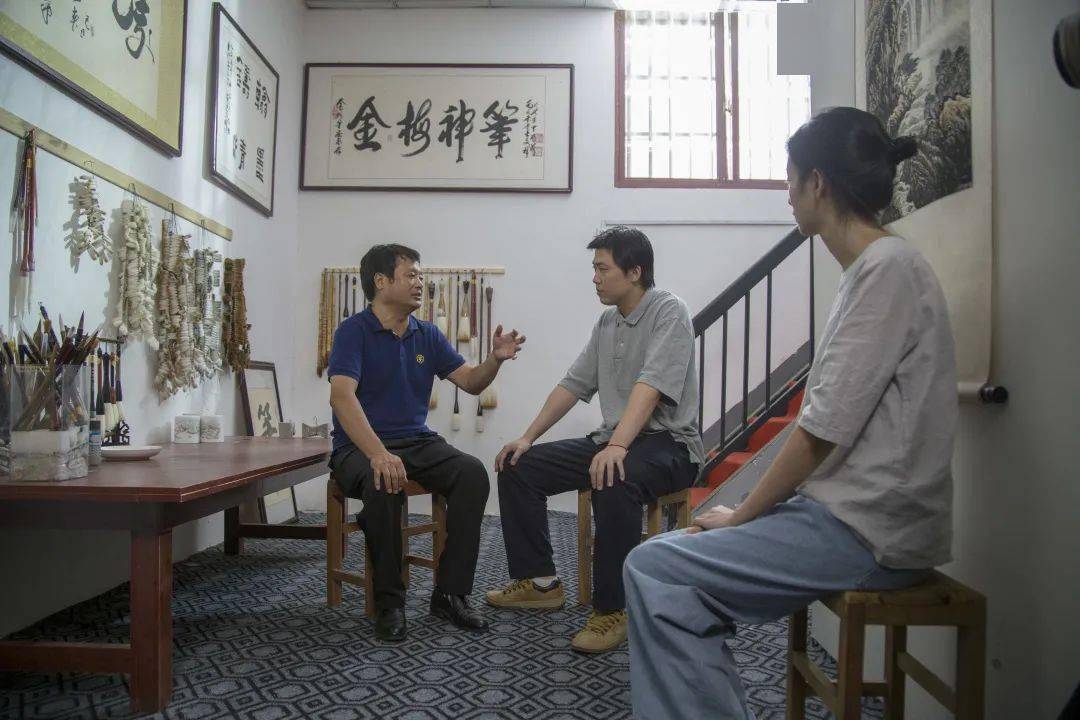 封丘李金梅笔庄03民间手工艺宋绣视频纪录片拍摄现场明代书画家屠隆