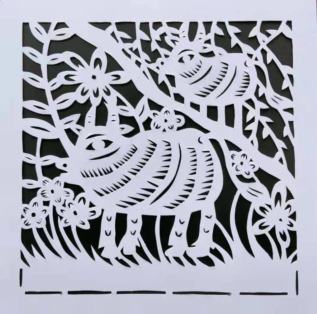 宋朝霞,庞云祥——《牛妞争春》▲张吉蕊——《牛角勾福来》▲梅