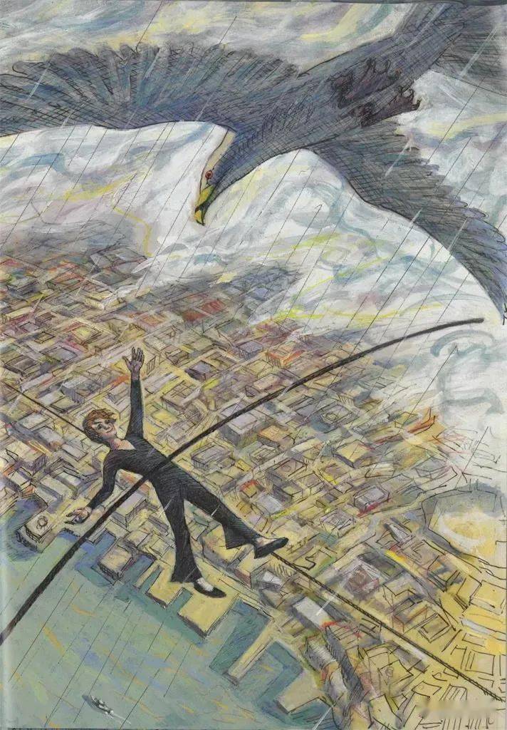 英文有声绘本themanwhowalkedbetweenthetowers高空走索人