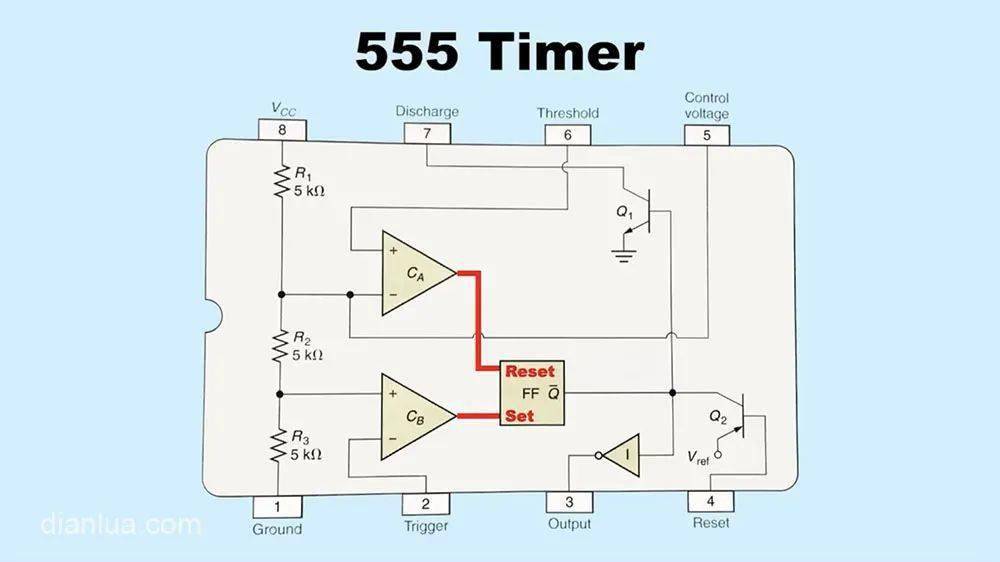 555定时器pcb原理图图片