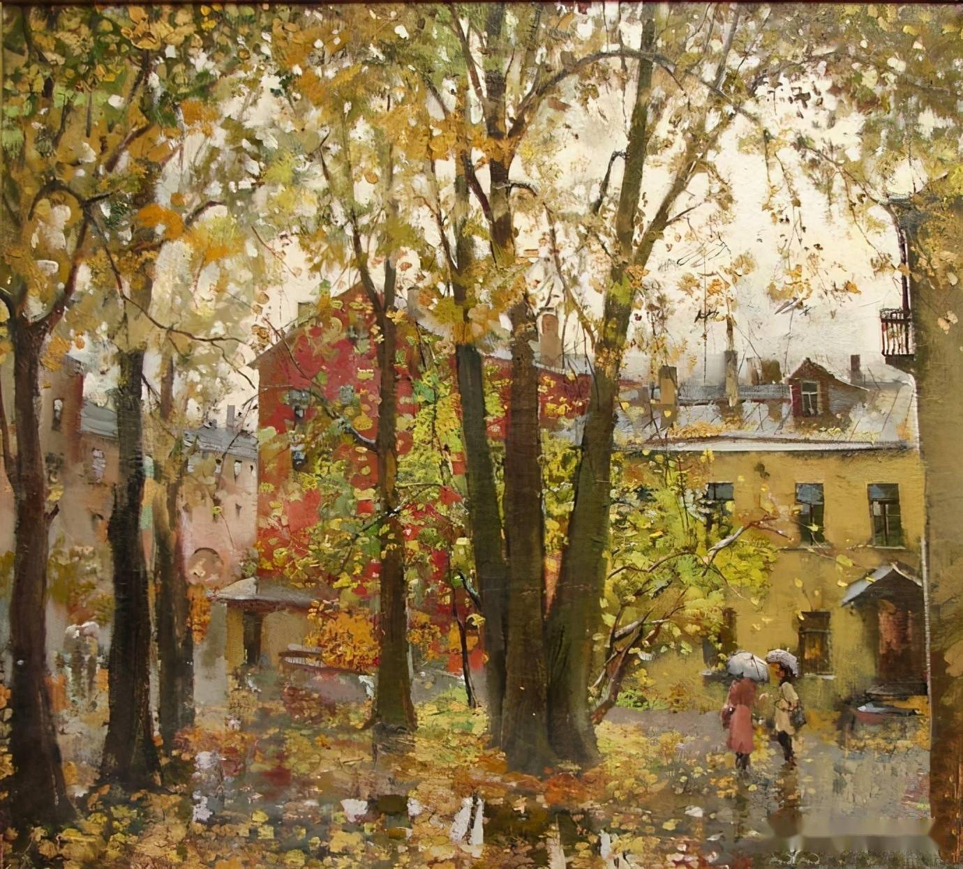 乌克兰画家卢卡斯阿纳托尼油画作品欣赏