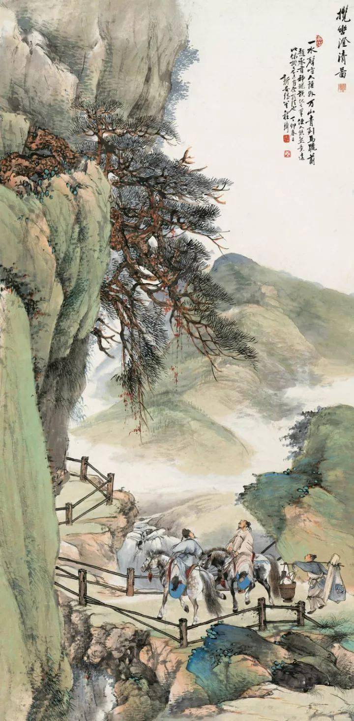 他用笔圆润,敷色典雅,作品 形象生动 !_程璋