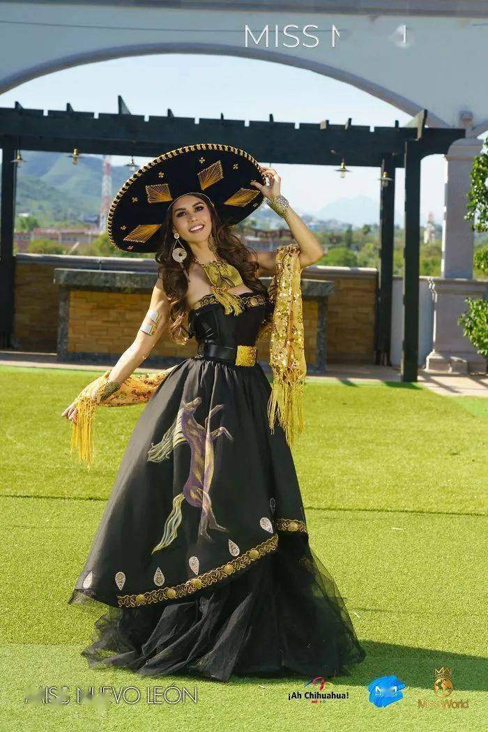 2020墨西哥小姐选美，传统服饰大放异彩，第一个就美爆了！_手机搜狐网
