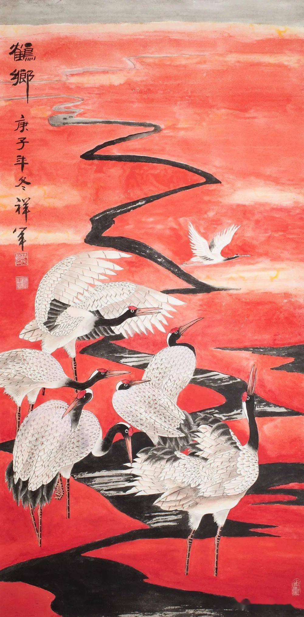 孟祥军【绘画】鹤乡任奎 【书法】心宽李玉凤【绘画】水墨吴建国