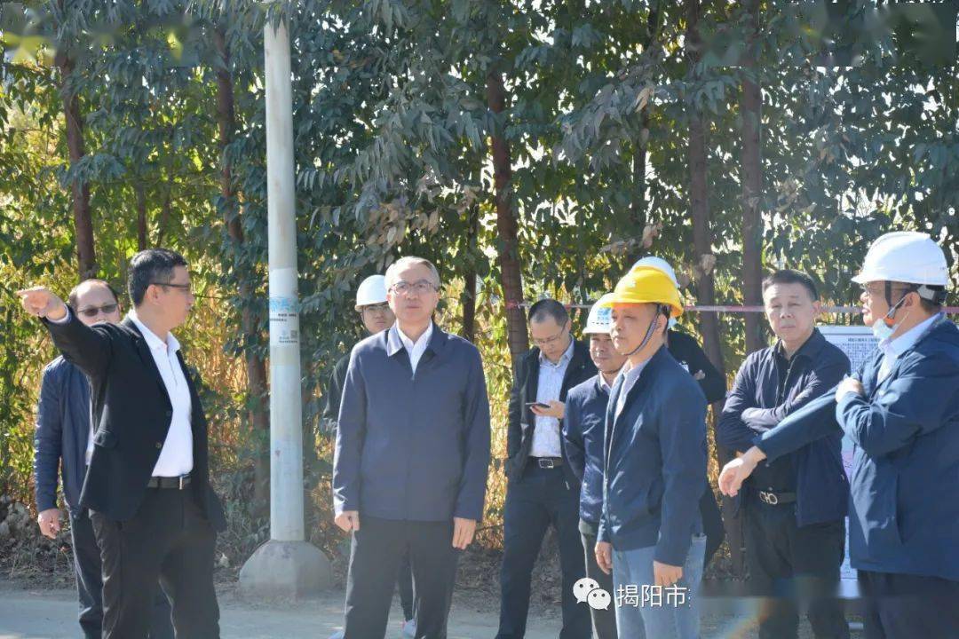 市委书记蔡朝林看望慰问揭阳引韩供水工程施工人员