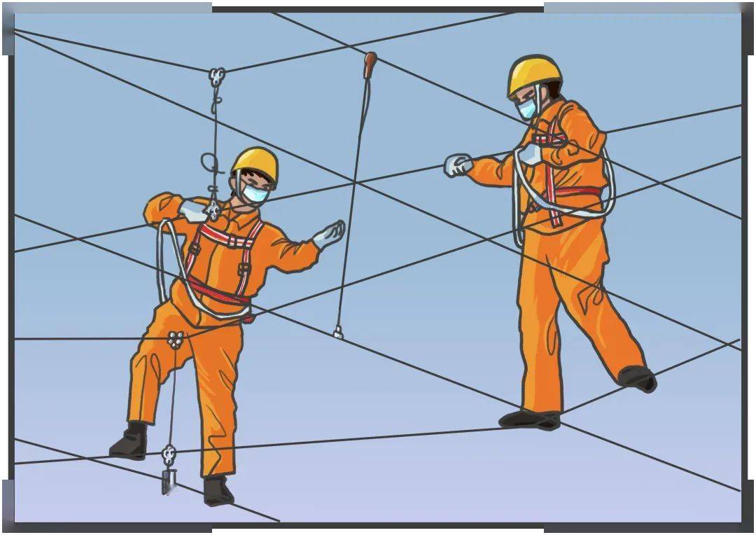 春运一线漫画春运里的供电人