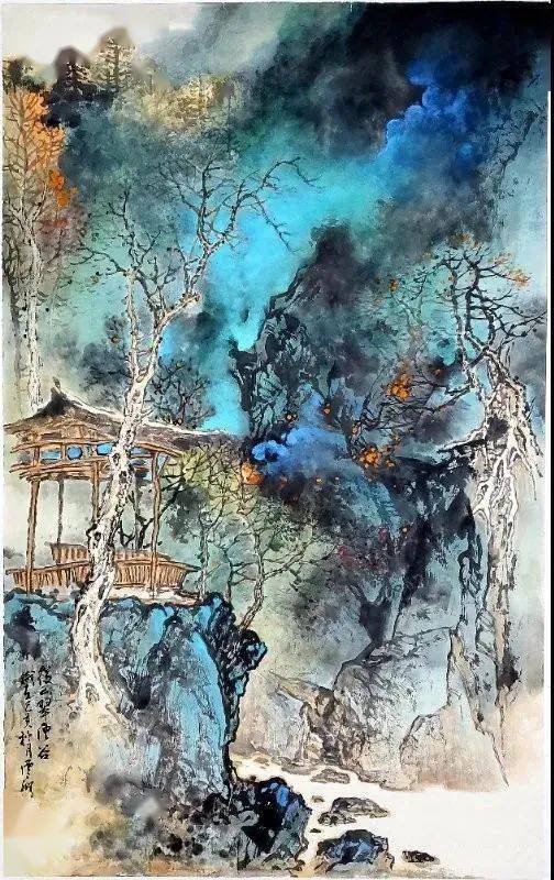 施云翔 | 传统笔墨转换的探索!_中国画