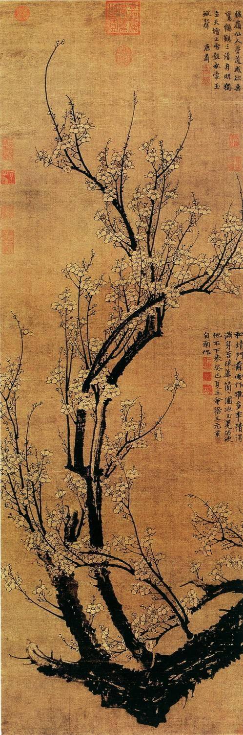 美品 掛け軸 ①桜井浩堂作 紅白梅に鶯図 ②荒木静昌作 南天に福寿草図 掛け軸 紅白梅に鶯 （北条静香） 送料無料 【掛軸】【一間床