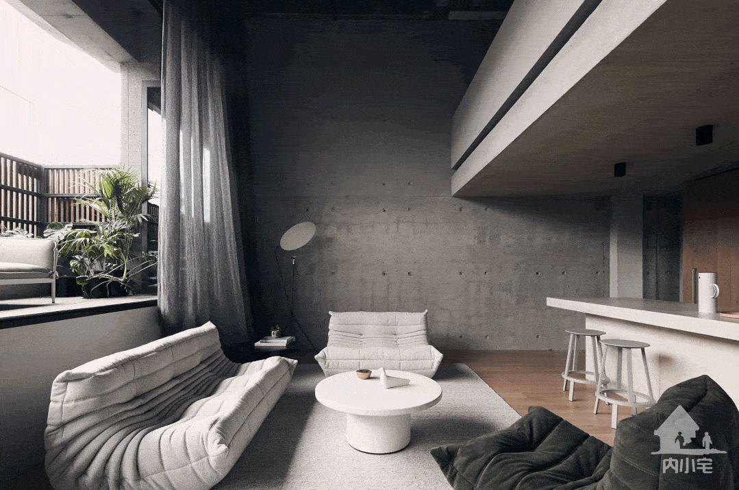 工业风loft混凝土也这么有高级感