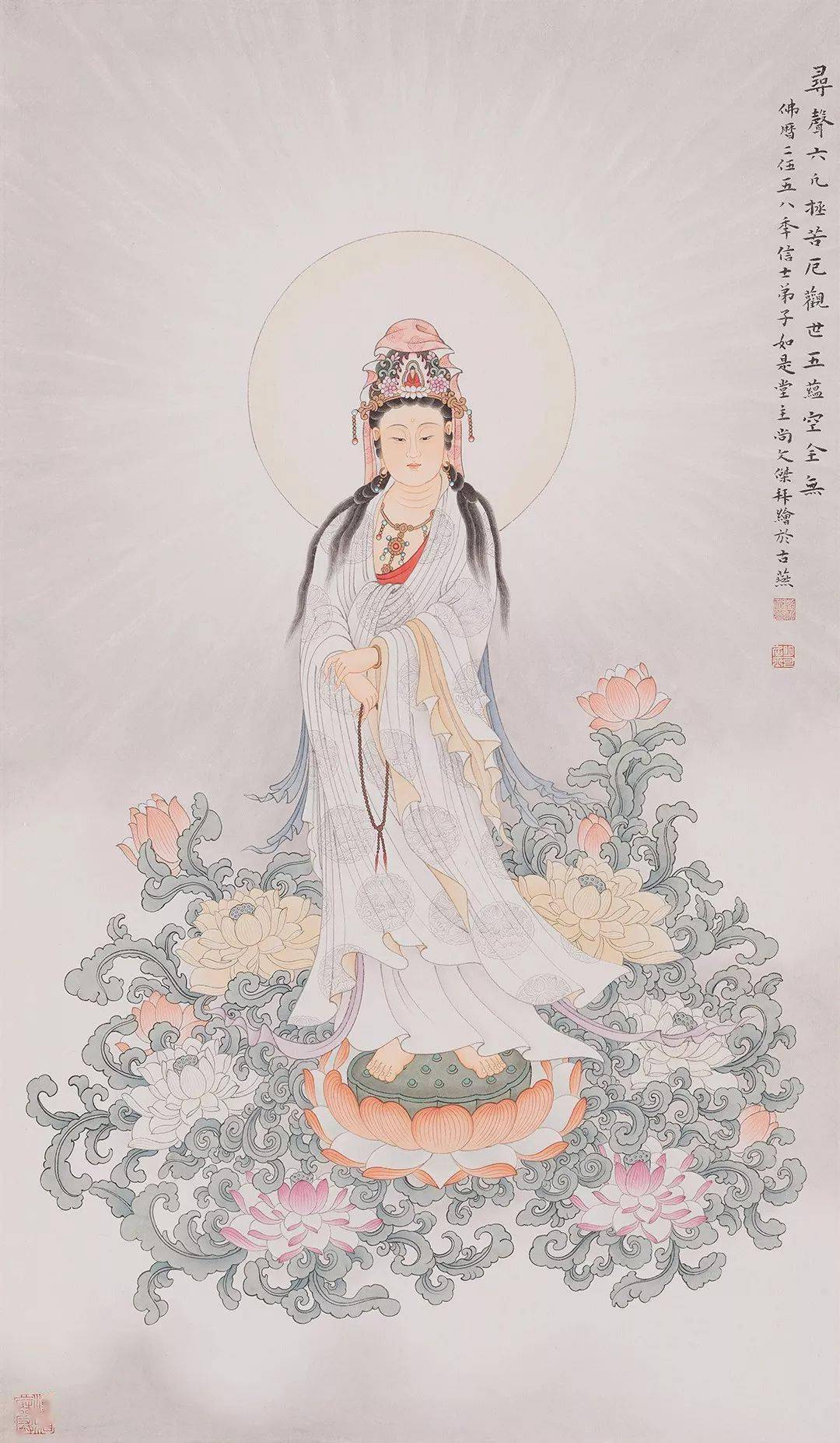妙相无尽尚文杰佛画欣赏