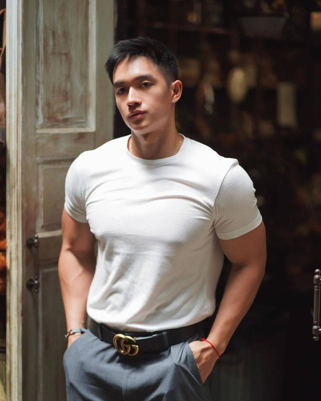 豫章王周一围惊现好身材