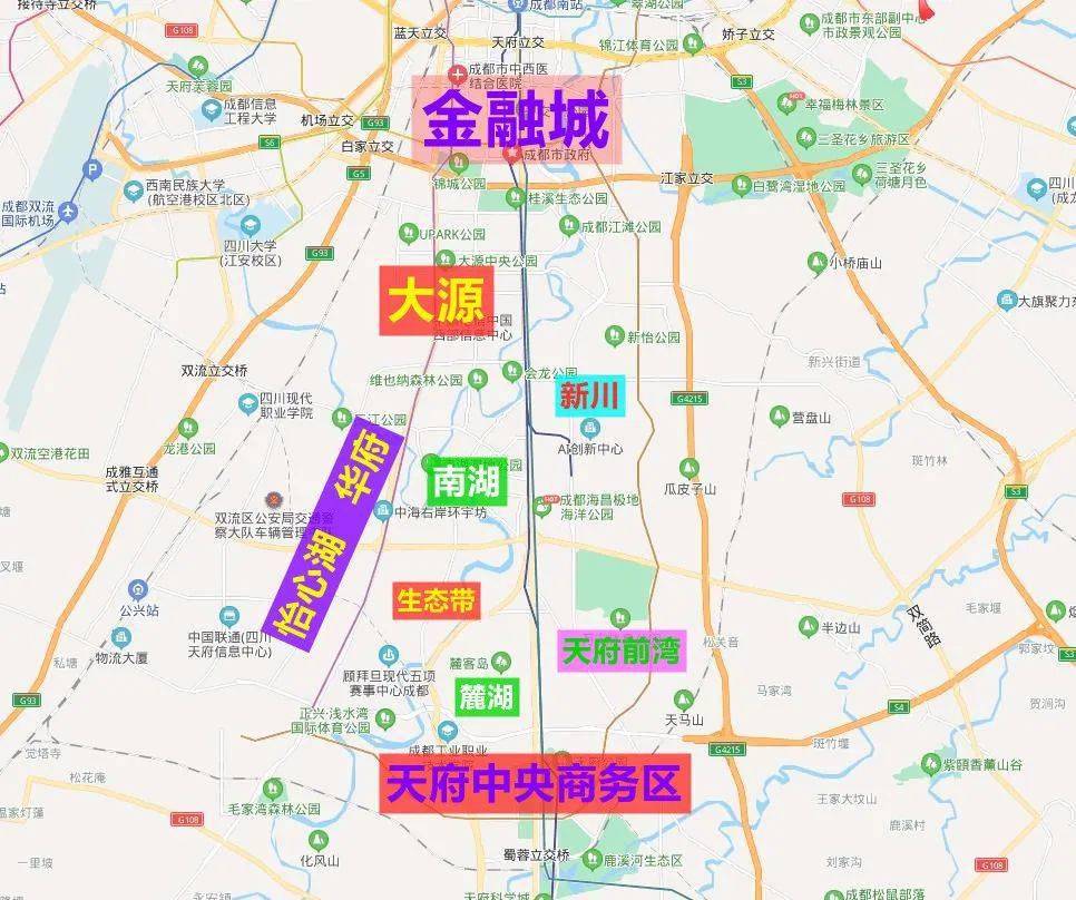 成都楼市板块热力图图片