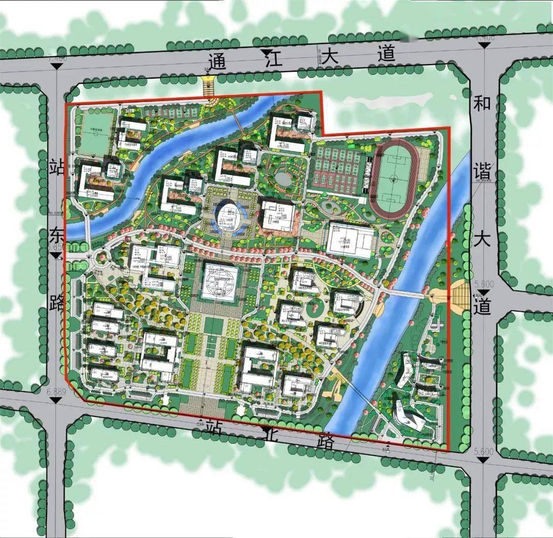 江北大龙湾皖江学院新校区一期项目北片区初步设计发布