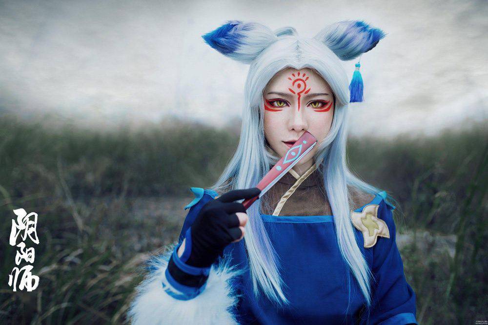 阴阳师 狐妖cosplay 小心我突突突突突突死你 妖怪