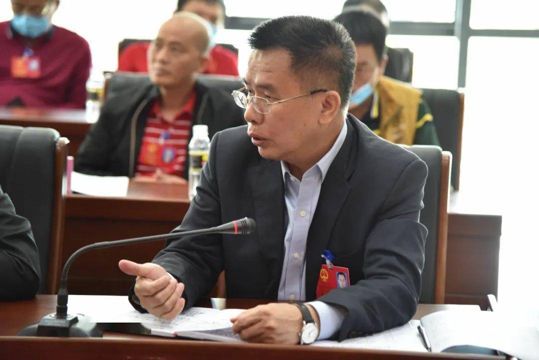 聚焦万宁两会丨周高明参加长丰镇万城镇后安镇代表团讨论