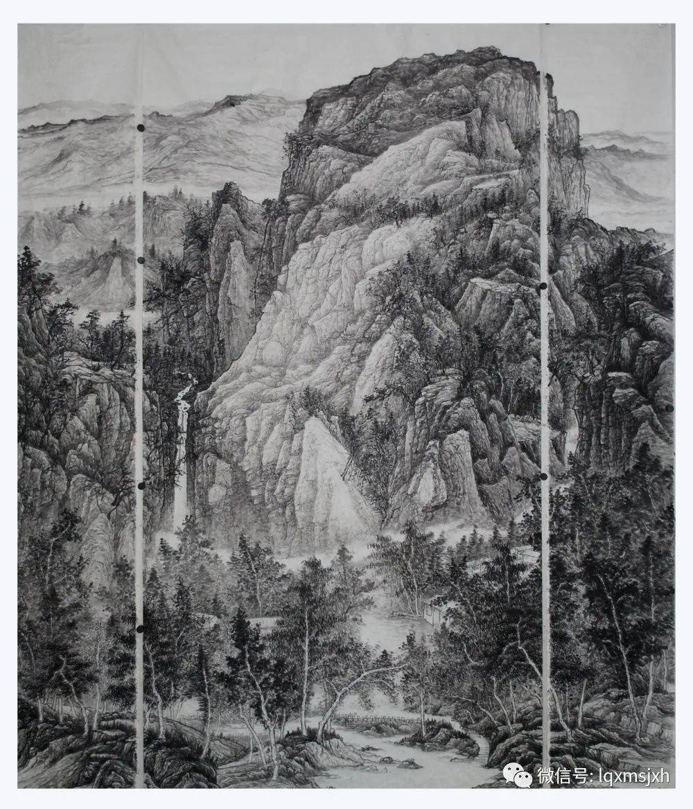 张立玉《山里人家》张福生《朝露万物生》宫春友《秋山书屋》孙佳友