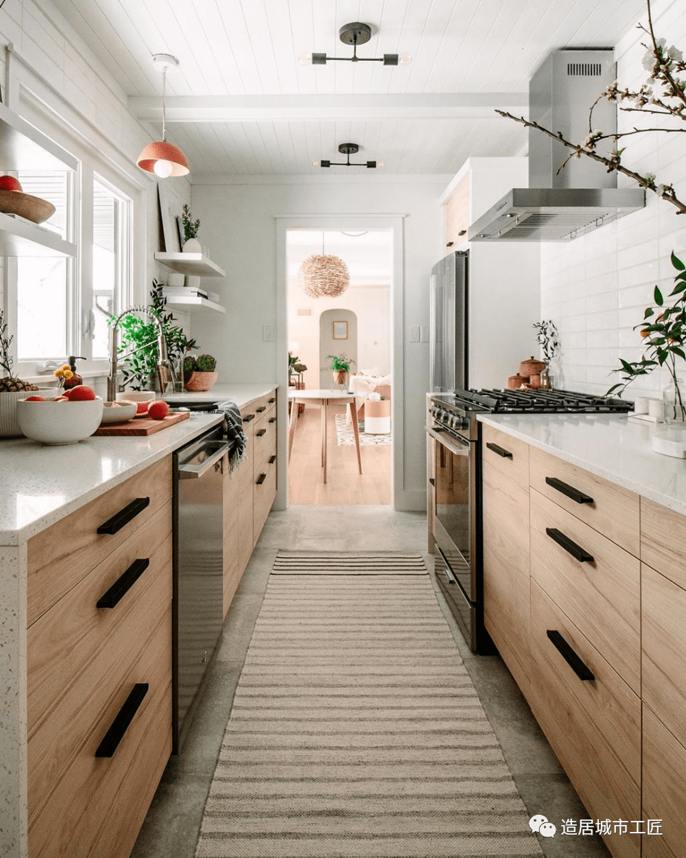 面对走廊式厨房,想好怎么布局了吗?