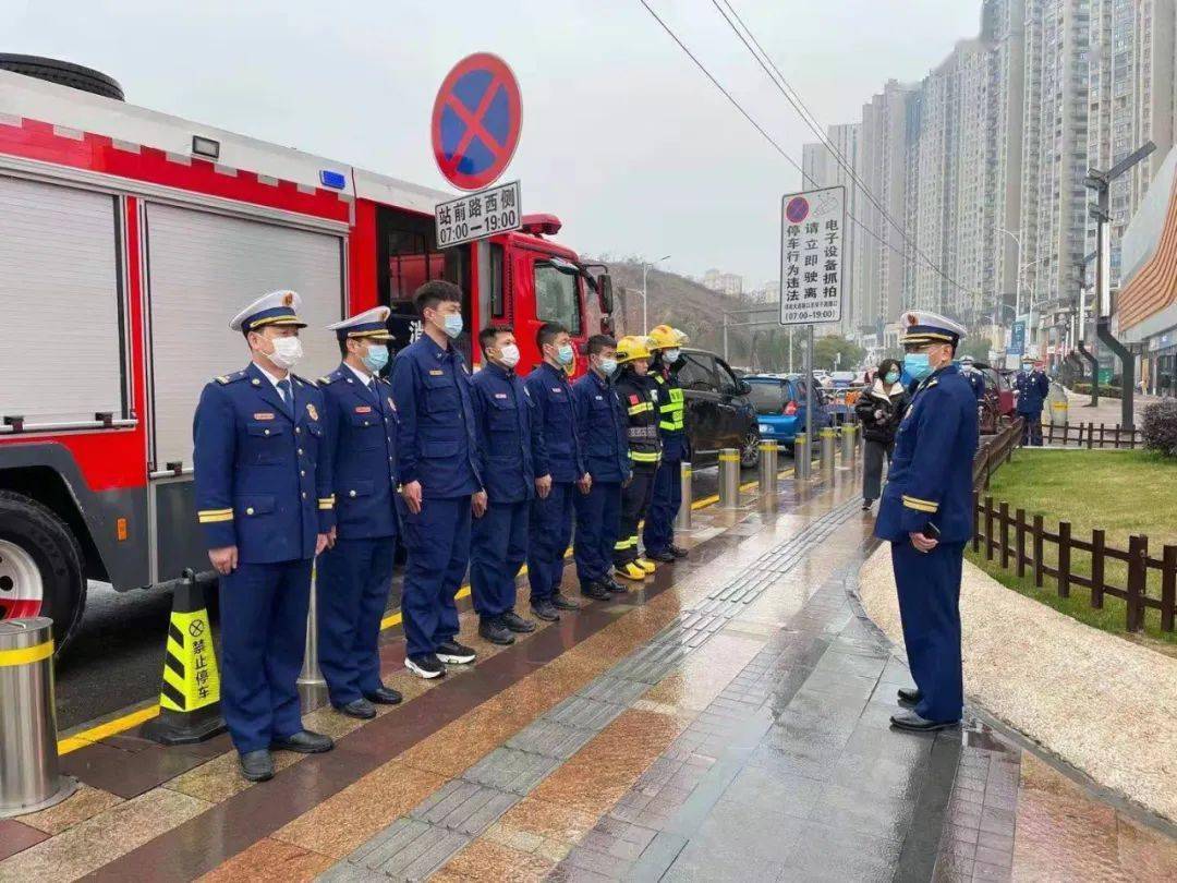 九江消防圆满完成春节安保任务