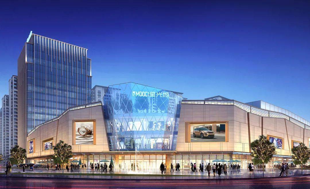 孟河moocstar星光城效果图奔牛moocstar星光城,作为奔牛第一商业