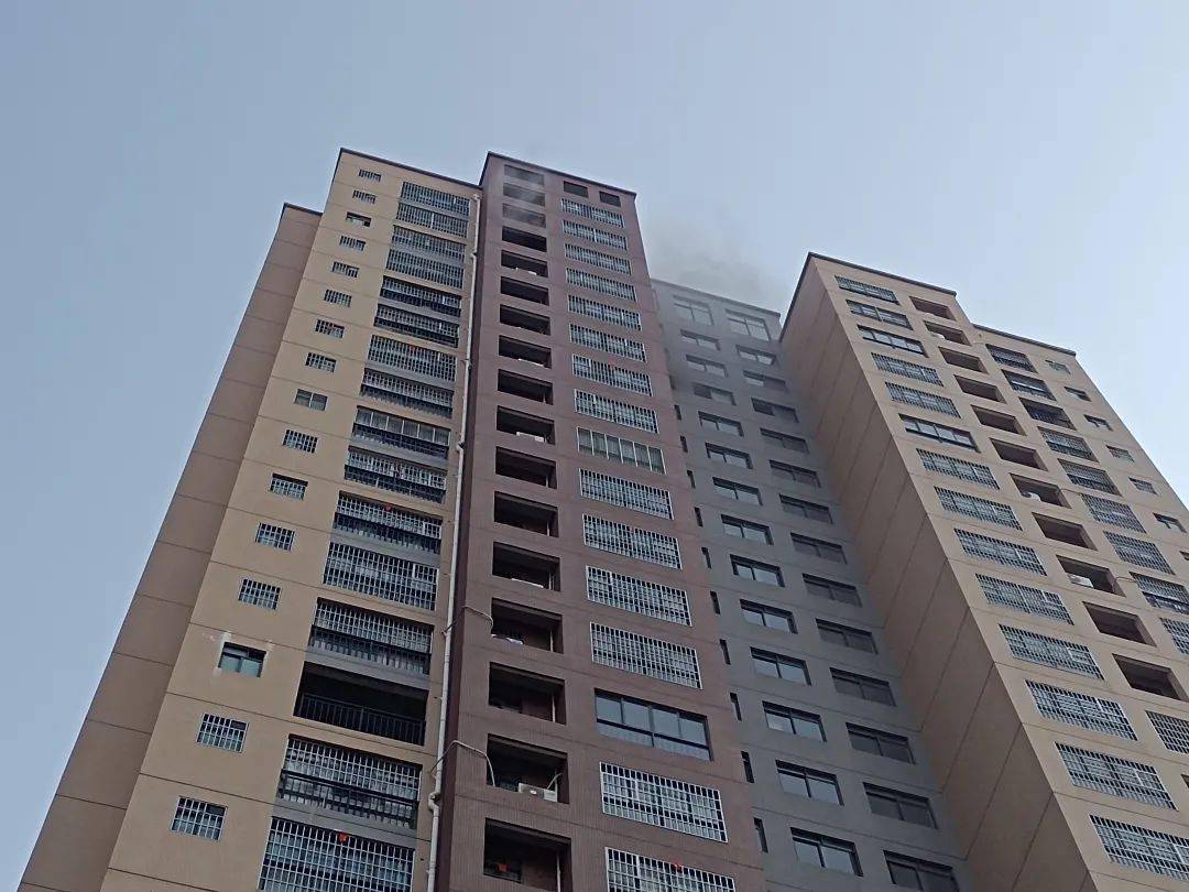 扑灭,同时另一组救援人员逐层逐户进行地毯式搜寻同一栋楼的其他住户